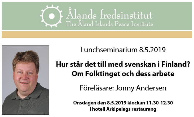 Lunchseminarium 8.5.2019 Andersen