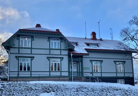 Huset nymålat